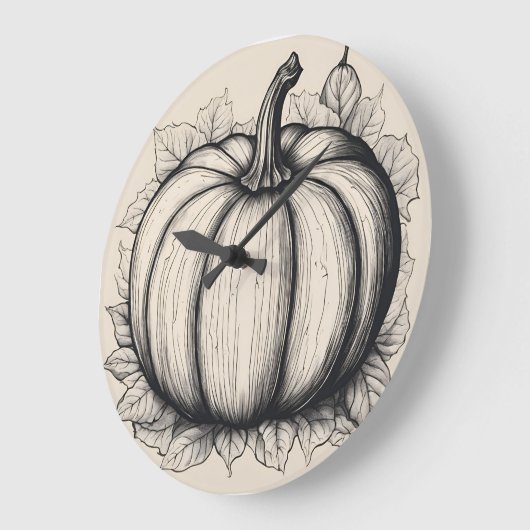 Horloge d'autome ラージ壁時計 (傾斜)