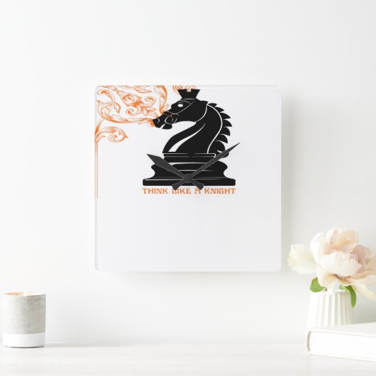 Horloge en Acrylique スクエア壁時計 (ホーム)