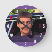 Horloge en Acrylique ラウンド壁時計 (正面)