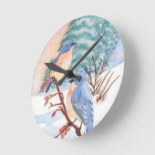 Horloge en Acrylique ラウンド壁時計 (傾斜)