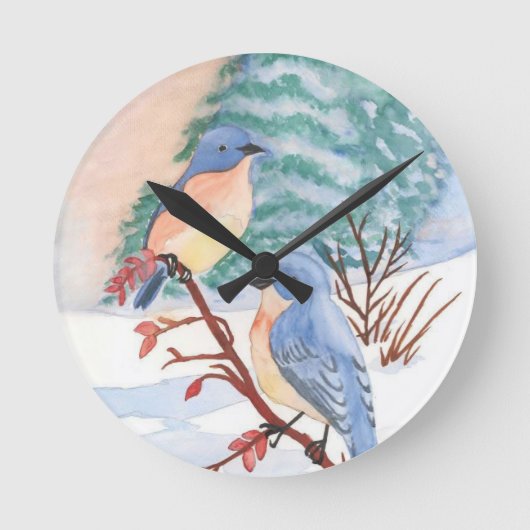 Horloge en Acrylique ラウンド壁時計 (正面)