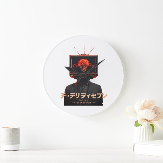 Horloge en Acrylique ラージ壁時計 (ホーム)