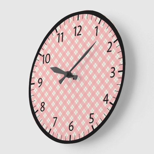 Horloge en Acrylique ラージ壁時計 (傾斜)