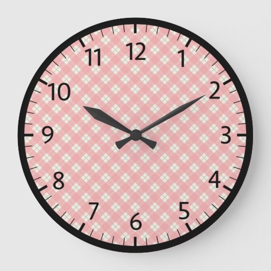 Horloge en Acrylique ラージ壁時計 (正面)