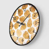 Horloge en Acrylique ラージ壁時計 (傾斜)