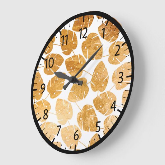 Horloge en Acrylique ラージ壁時計 (傾斜)