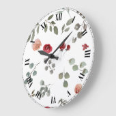 Horloge en Acrylique ラージ壁時計 (傾斜)