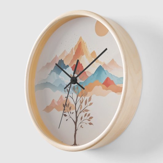 Horloge en Acrylique 壁時計 (傾斜)