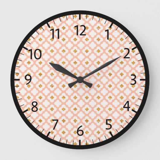 Horloge en acrylique durable ラージ壁時計 (正面)