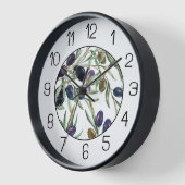 Horloge en Acrylique. Olive 壁時計 (傾斜)