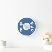 Horloge en Acrylique ronde medium DESIGN QUEBEC ラウンド壁時計 (ホーム)