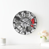 Horloge Étrier de frein sport ラージ壁時計 (ホーム)