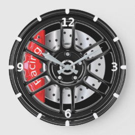 Horloge Étrier de frein sport ラージ壁時計