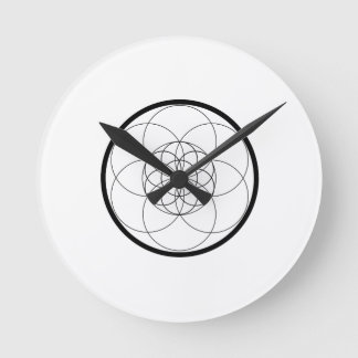 horloge fleur de vie ラウンド壁時計