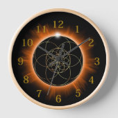 horloge fleur de vie 壁時計 (正面)