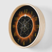 horloge fleur de vie 壁時計 (傾斜)