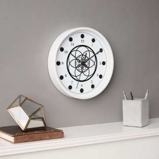 Horloge fleur de vie v3 壁時計