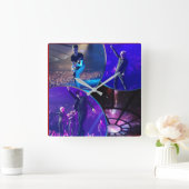 HORLOGE INDOCHINE ACRYLIQUE スクエア壁時計 (ホーム)