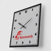 Horloge Kenworth スクエア壁時計 (傾斜)