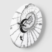 Horloge "La Roue du Temps" ラージ壁時計 (傾斜)