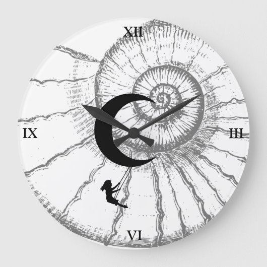 Horloge "La Roue du Temps" ラージ壁時計 (正面)