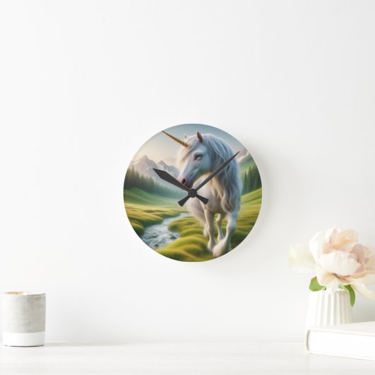 horloge Licorne ラウンド壁時計 (ホーム)