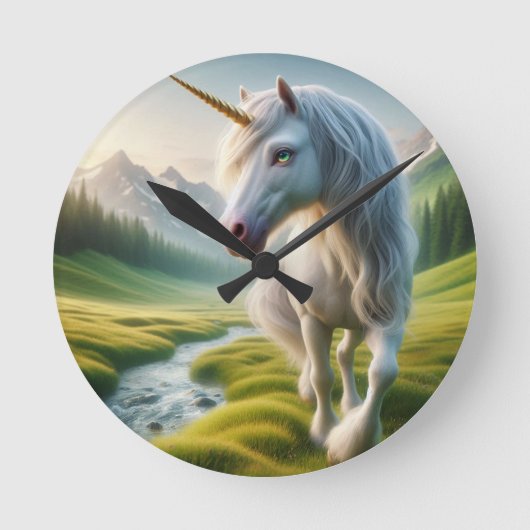 horloge Licorne ラウンド壁時計 (正面)