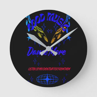 horloge mural, Music Dance ラウンド壁時計