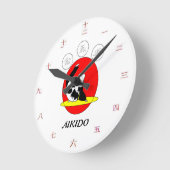 Horloge murale ラウンド壁時計 (傾斜)