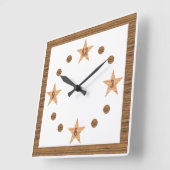 Horloge murale acrylique, Carrée TOP DESIGN CLOCK スクエア壁時計 (傾斜)