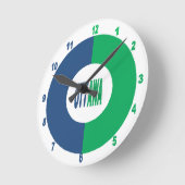 Horloge murale acrylique,Ronde Medium DesignOTTAWA ラウンド壁時計 (傾斜)