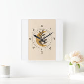 Horloge Murale Carrée スクエア壁時計 (ホーム)