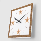 Horloge murale en acrylique, Carrée DESIGN CLOCK スクエア壁時計 (傾斜)