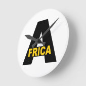 Horloge murale en acrylique Ronde  Design AFRICA ラウンド壁時計 (傾斜)