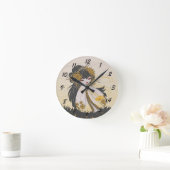 Horloge murale en acrylique, Ronde (Medium) ラウンド壁時計 (ホーム)