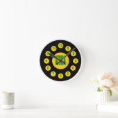 Horloge murale en acrylique, Ronde Medium AFRICA ラウンド壁時計 (ホーム)