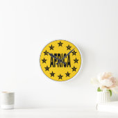Horloge murale en acrylique, Ronde Medium AFRICA ラウンド壁時計 (ホーム)