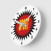 Horloge murale en acrylique, Ronde Medium DE SPORT ラウンド壁時計 (傾斜)