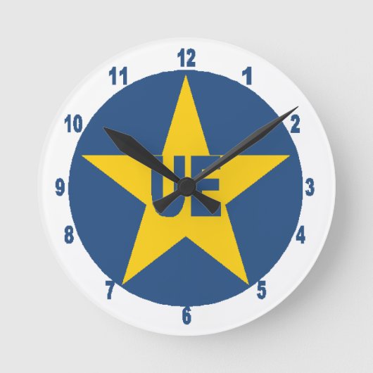 Horloge murale en acrylique, Ronde Medium  UE ラウンド壁時計 (正面)