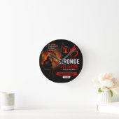 Horloge Murale - "Gironde Solidaire 2026" ラウンド壁時計 (ホーム)