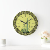 Horloge murale rond  flèche faîtière kanak ラージ壁時計 (ホーム)