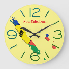 Horloge murale rond New Caledonia ラージ壁時計