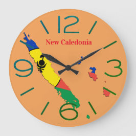 Horloge murale rond New Caledonia ラージ壁時計