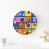 Horloge murale ronde Fantaisie ラージ壁時計 (ホーム)