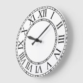 Horloge Romaine ラージ壁時計 (傾斜)