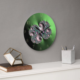 Horloge Ronde Fractal3 ラージ壁時計