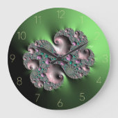 Horloge Ronde Fractal3 ラージ壁時計 (正面)