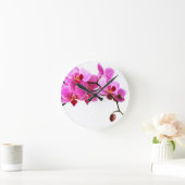 Horloge Ronde Orchidée ラウンド壁時計 (ホーム)