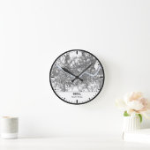 Horloge Ronde Seoul Clock City Line Art ラウンド壁時計 (ホーム)