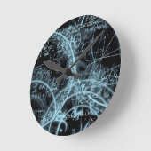 horloge style mathématique ラウンド壁時計 (傾斜)